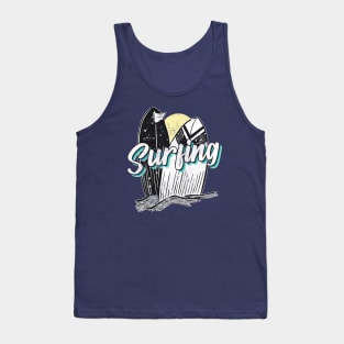 Surfing board Tank Top